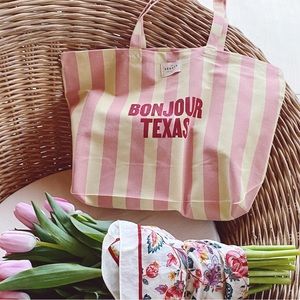 Sezane tote/shopping bag +Free makeup bag